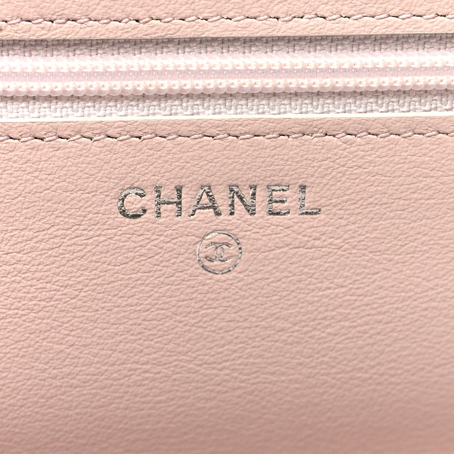 Chanel Caviar Sevruga Wallet on Chain WOC Pink 6 of 12
