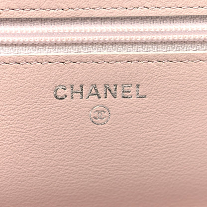 Chanel Caviar Sevruga Wallet on Chain WOC Pink 6 of 12