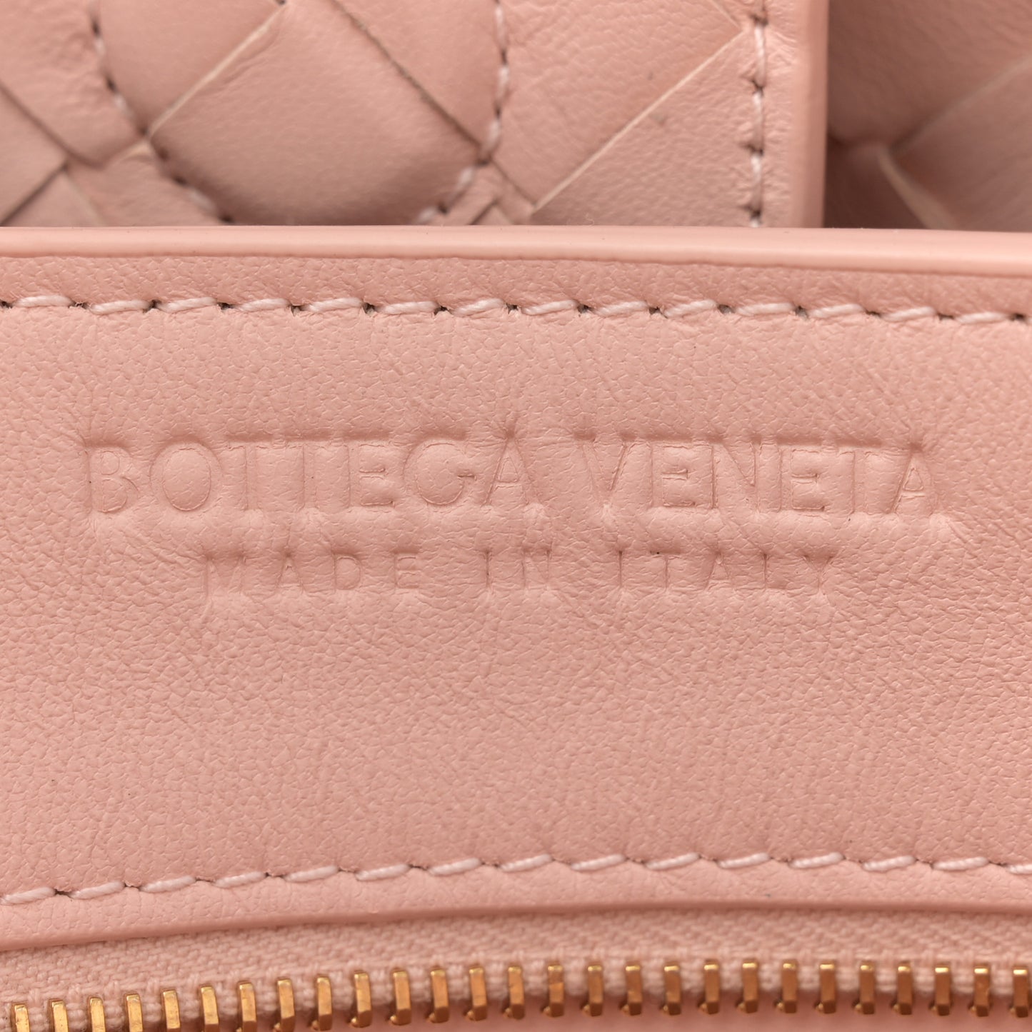 Nappa Intrecciato Medium Andiamo Shoulder Bag Lotus