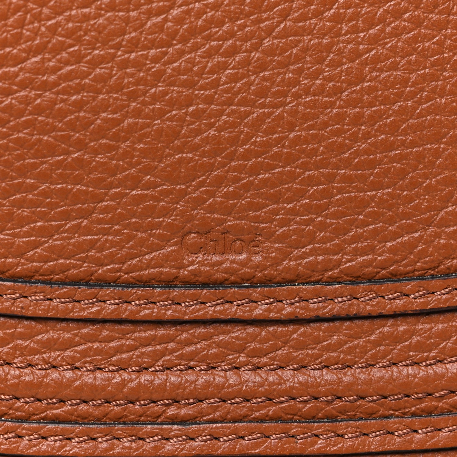 Chloe Raffia Small Grain Calfskin Mini Marcie Basket Tan 6 of 9