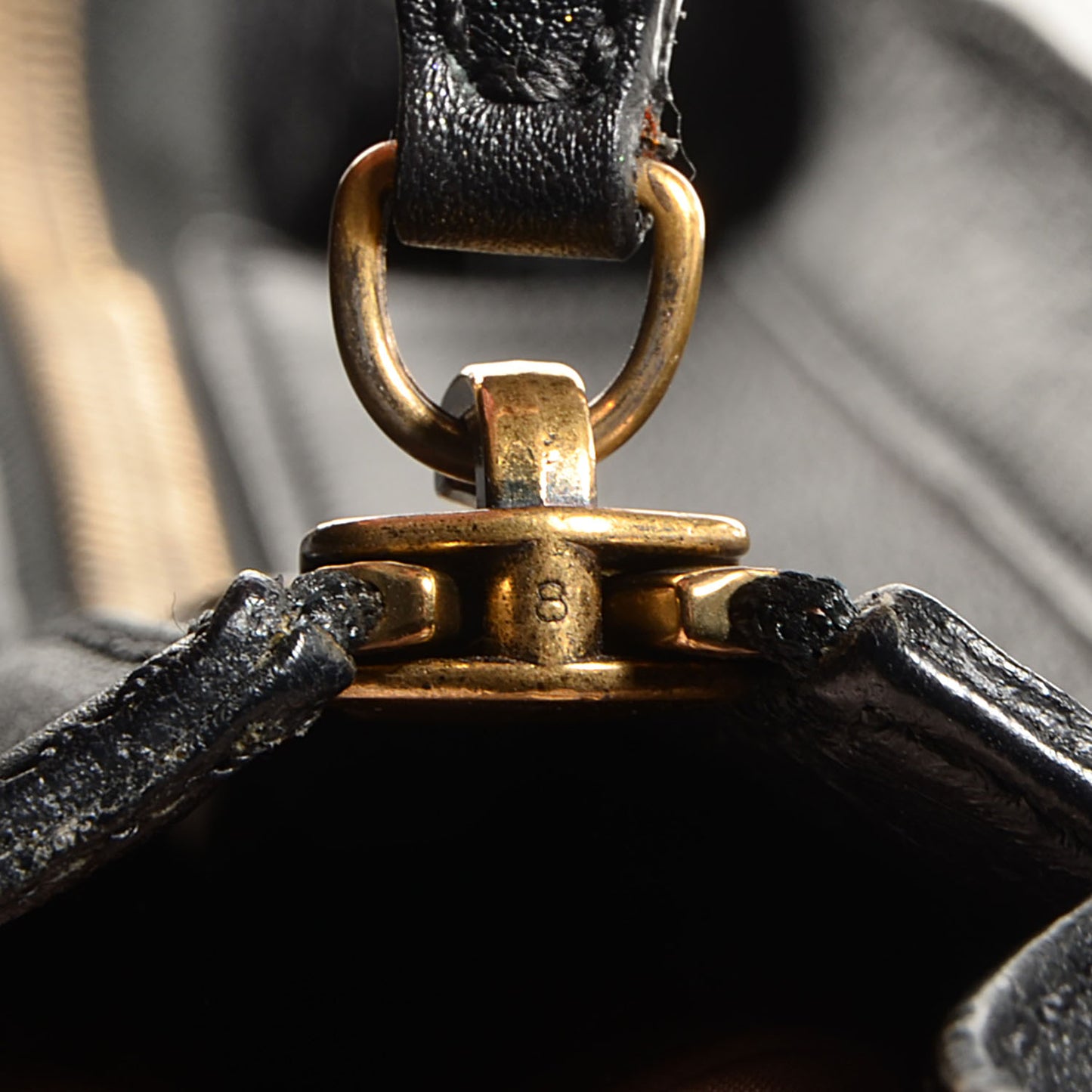 Denim Mini Luggage Navy Black