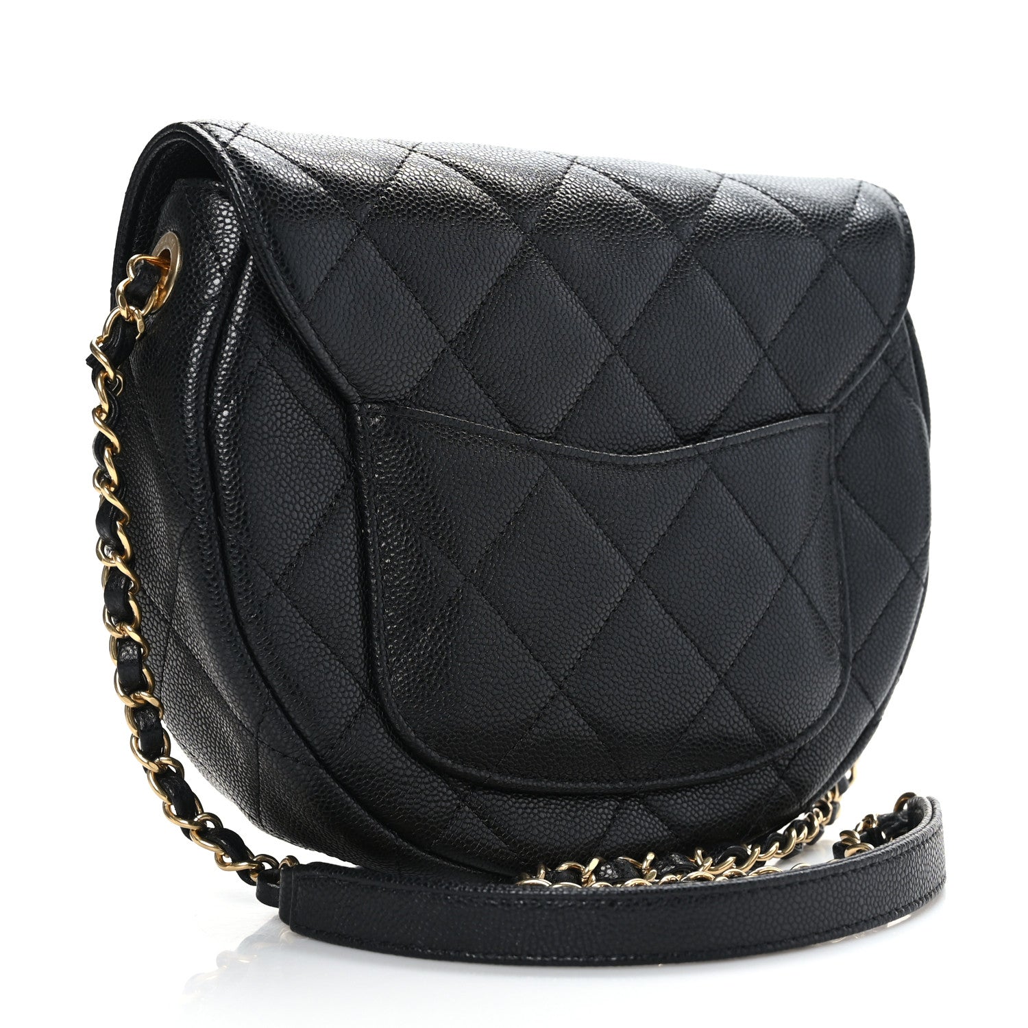 Chanel Caviar Quilted Small Messenger Flap Black 3 of 9