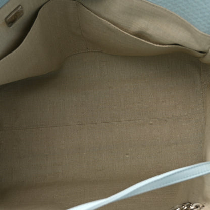 Chanel Mixed Fibers Small Deauville Tote Light Blue 6 of 16