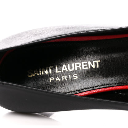 Saint Laurent Calfskin Anja 85 Pumps 37 Black 7 of 10