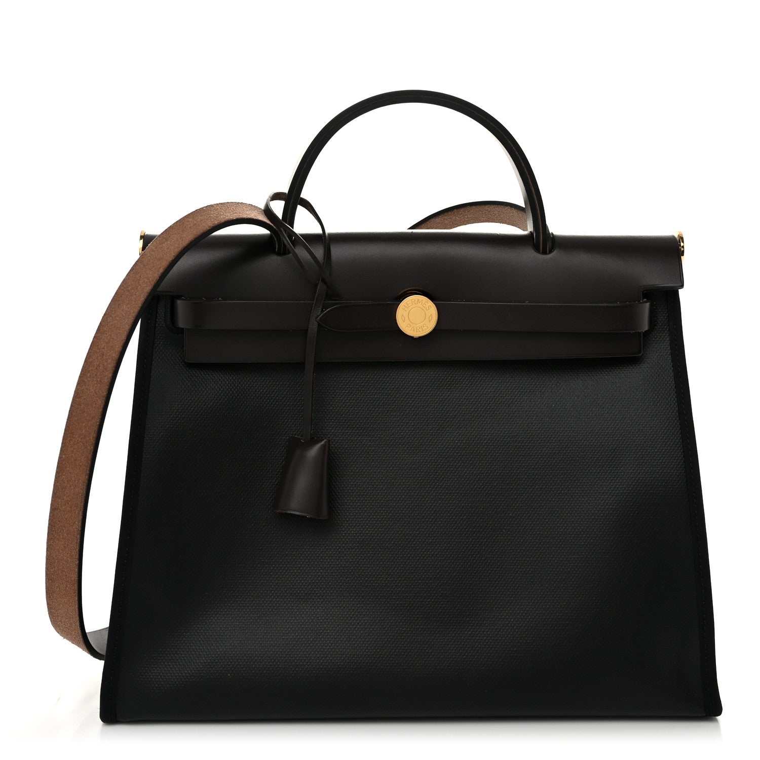 Hermes Toile H Berline Vache Hunter Herbag Zip PM 31 Black Ebene 1 of 12