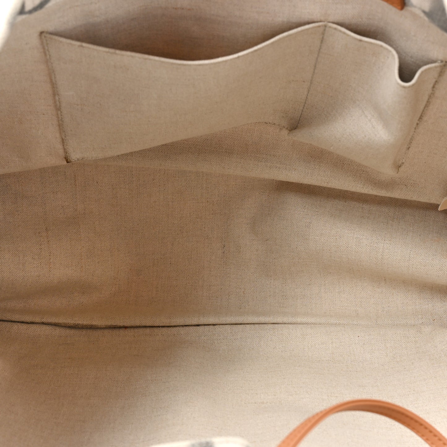 Canvas Large Iliad Shopping Tote Beige