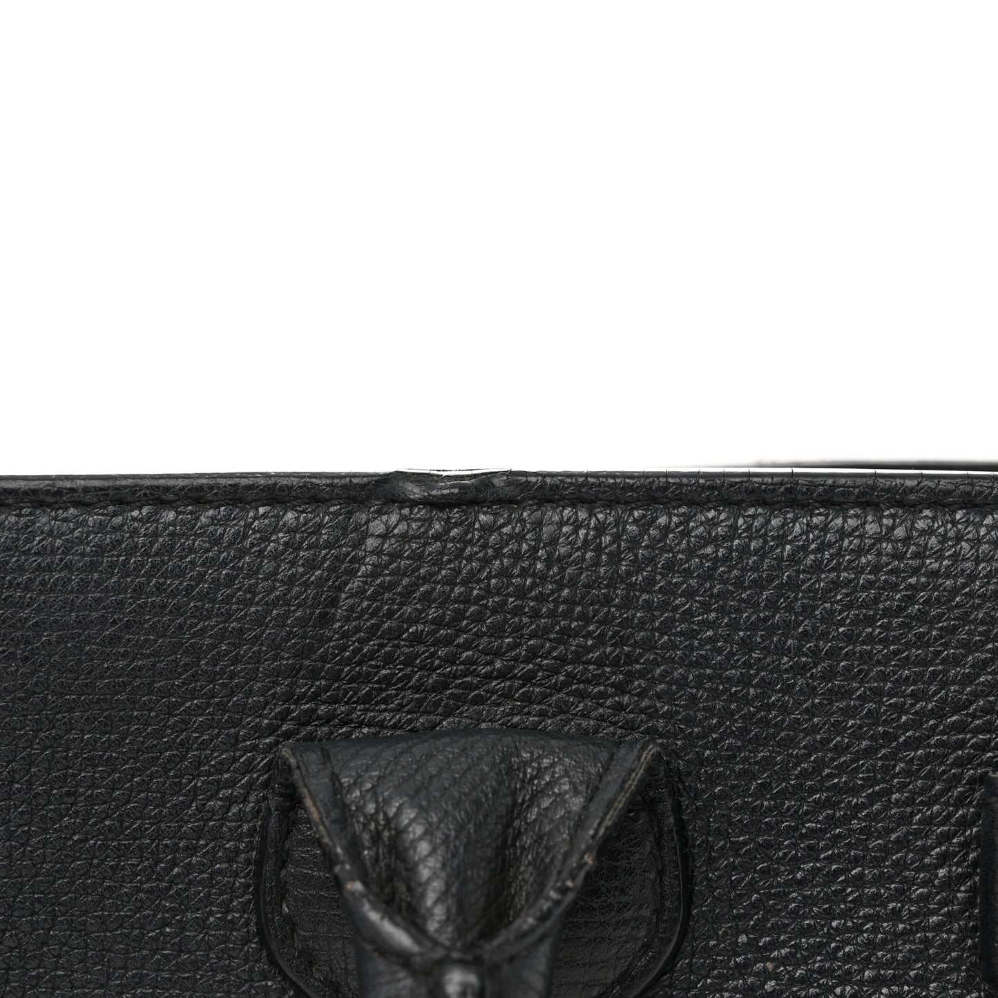 Derby Calfskin House Check Medium Banner Tote Black