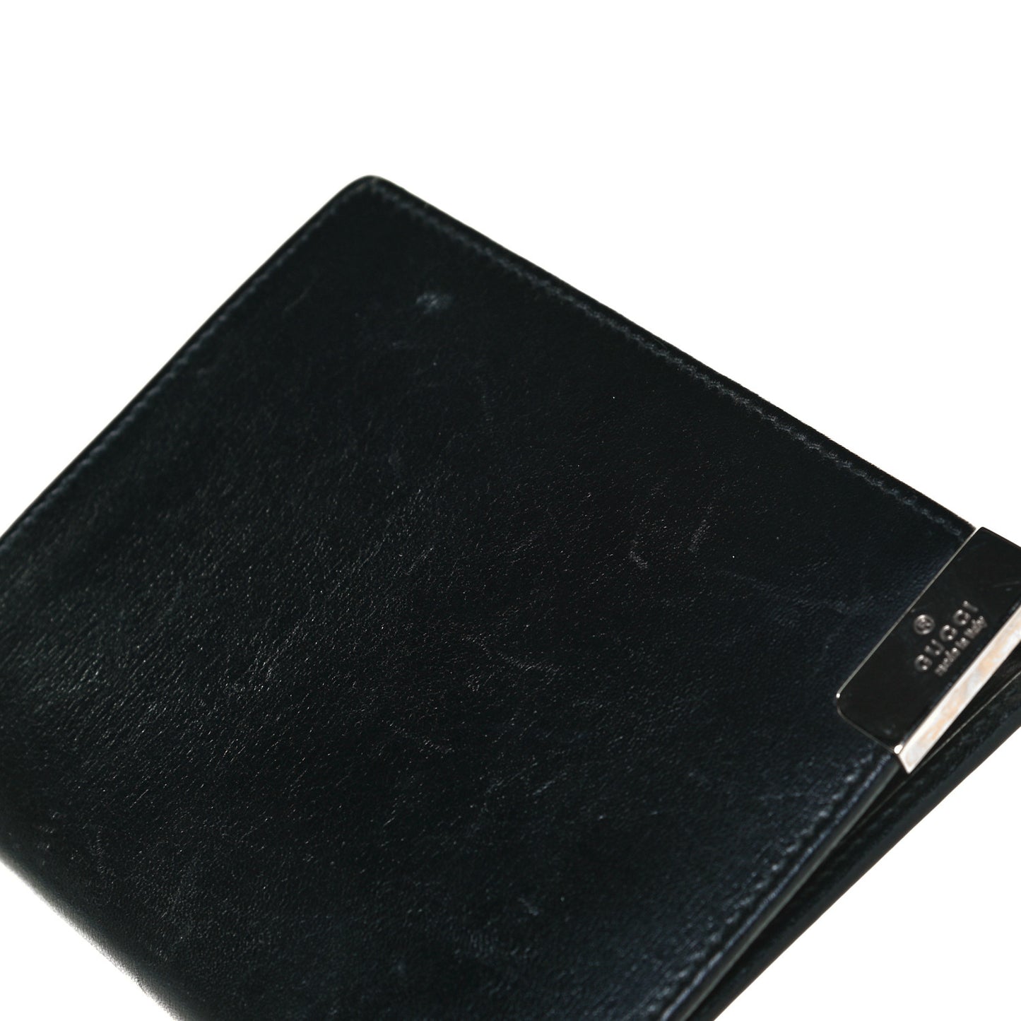 Calfskin Bi-Fold Wallet Black