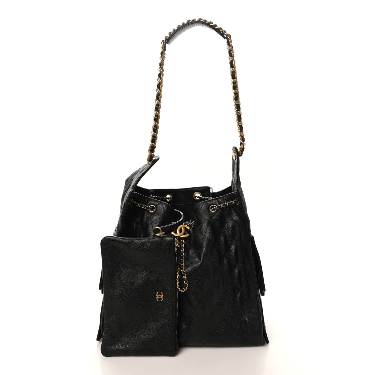 Chanel Caviar Quilted Medium Chanel 25 Handbag Black 3 of 11