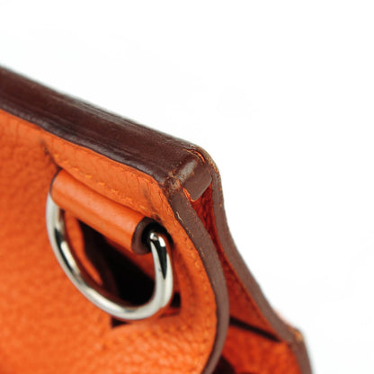 Hermes Taurillon Clemence Jypsiere 28 Orange 10 of 10