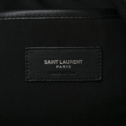 Saint Laurent Canvas Cit-E Backpack Black 6 of 12
