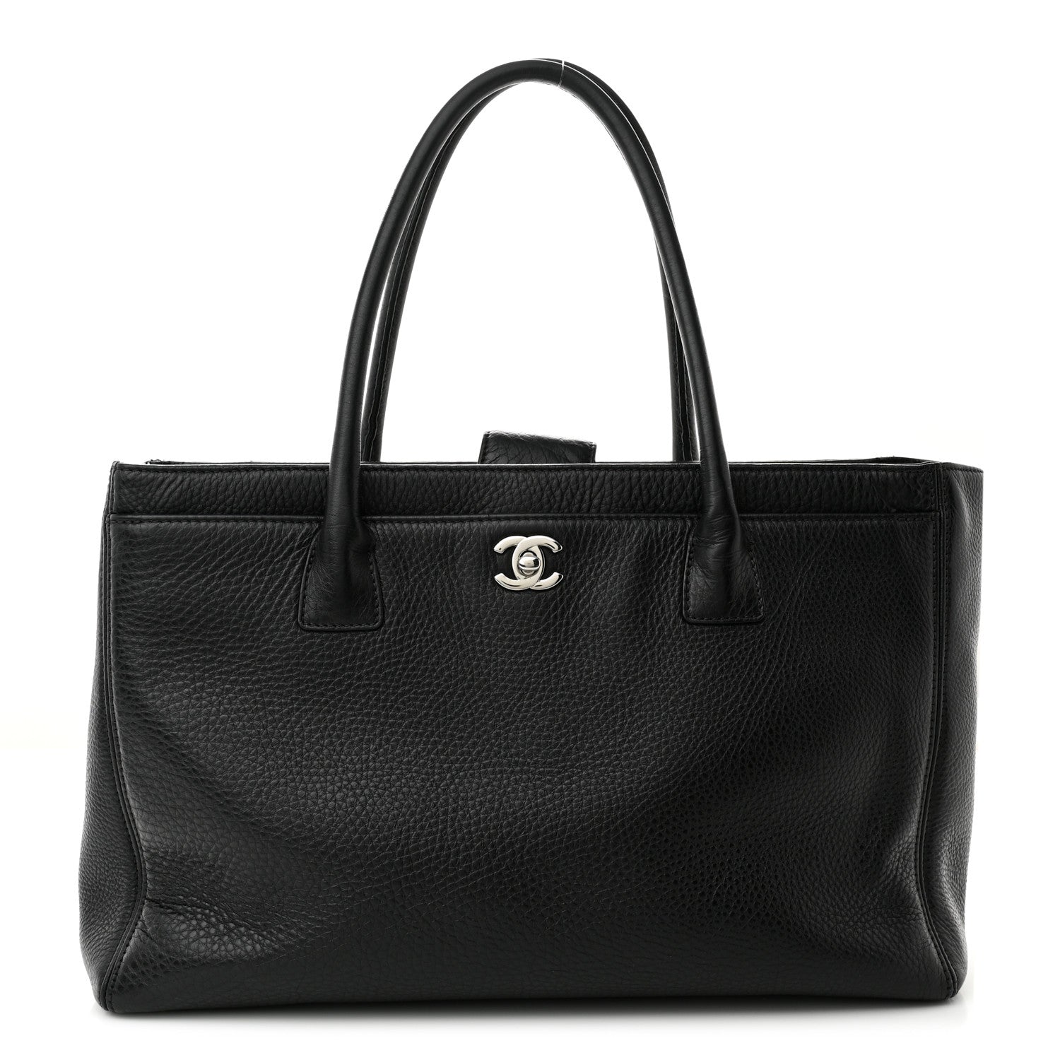 Chanel Deerskin Cerf Executive Shopper Tote Black 1 of 14