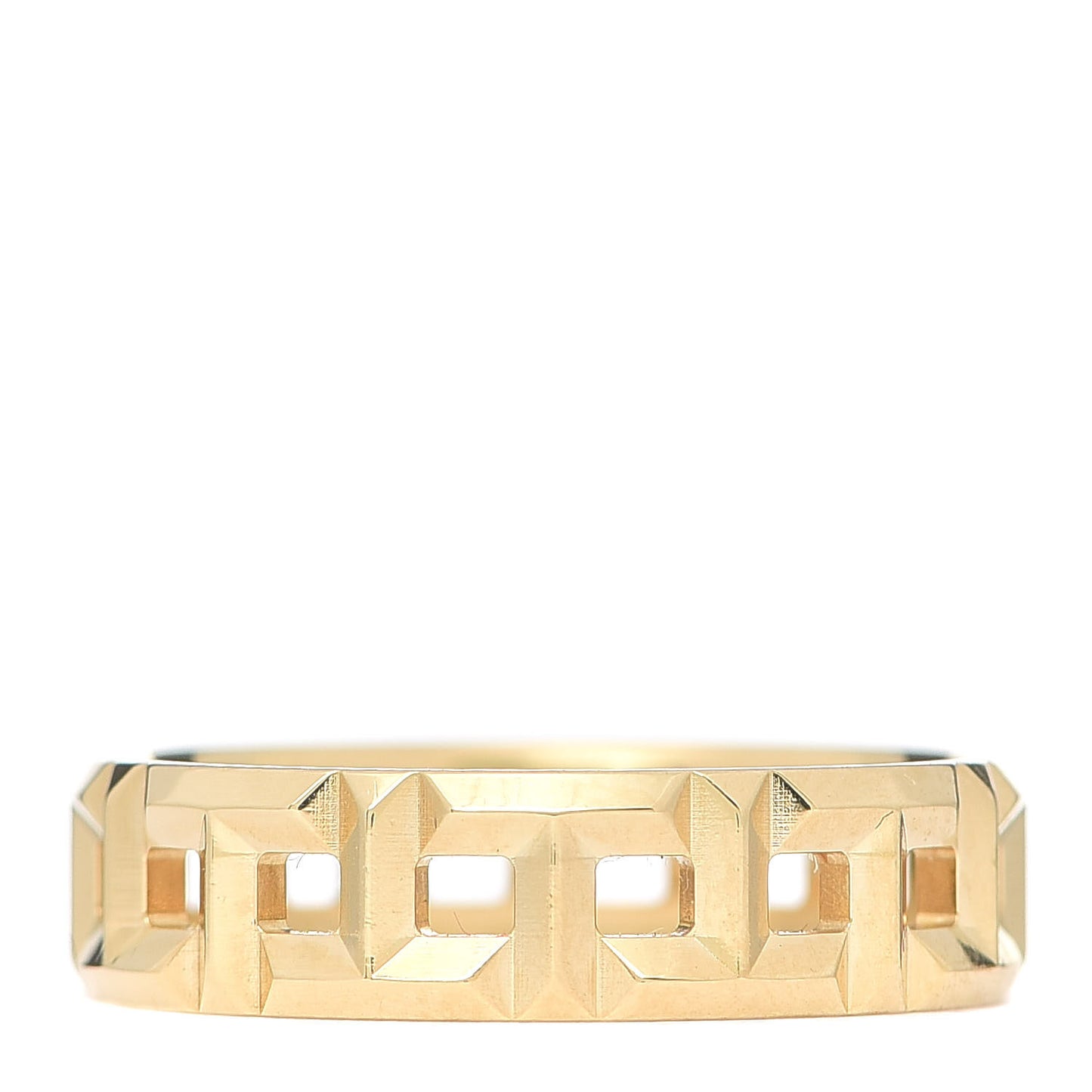 18K Yellow Gold T True Wide Ring 57 8