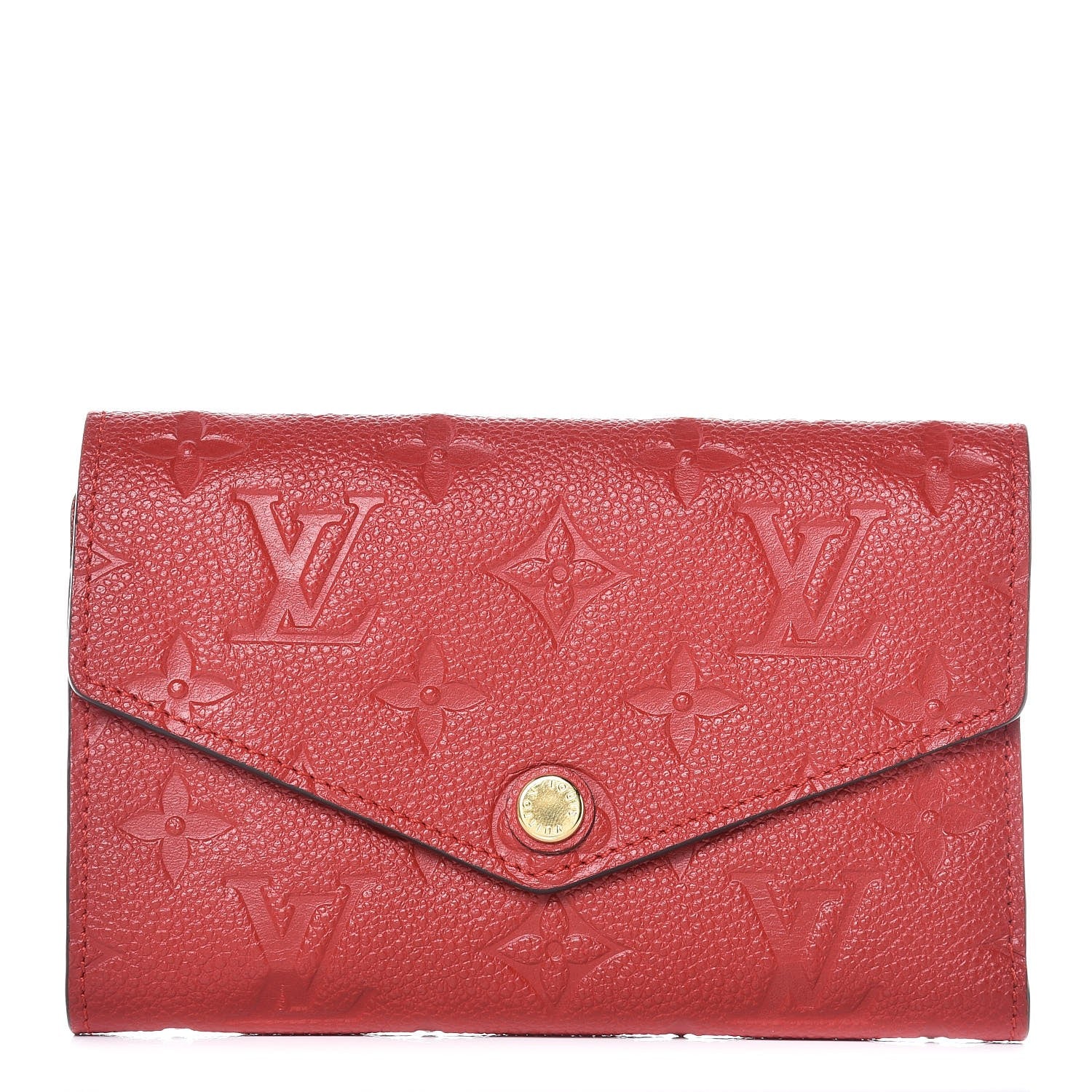 Louis Vuitton Empreinte Compact Curieuse Wallet Cherry 1 of 8