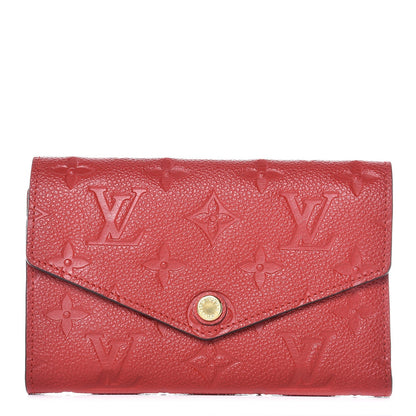 Louis Vuitton Empreinte Compact Curieuse Wallet Cherry 1 of 8