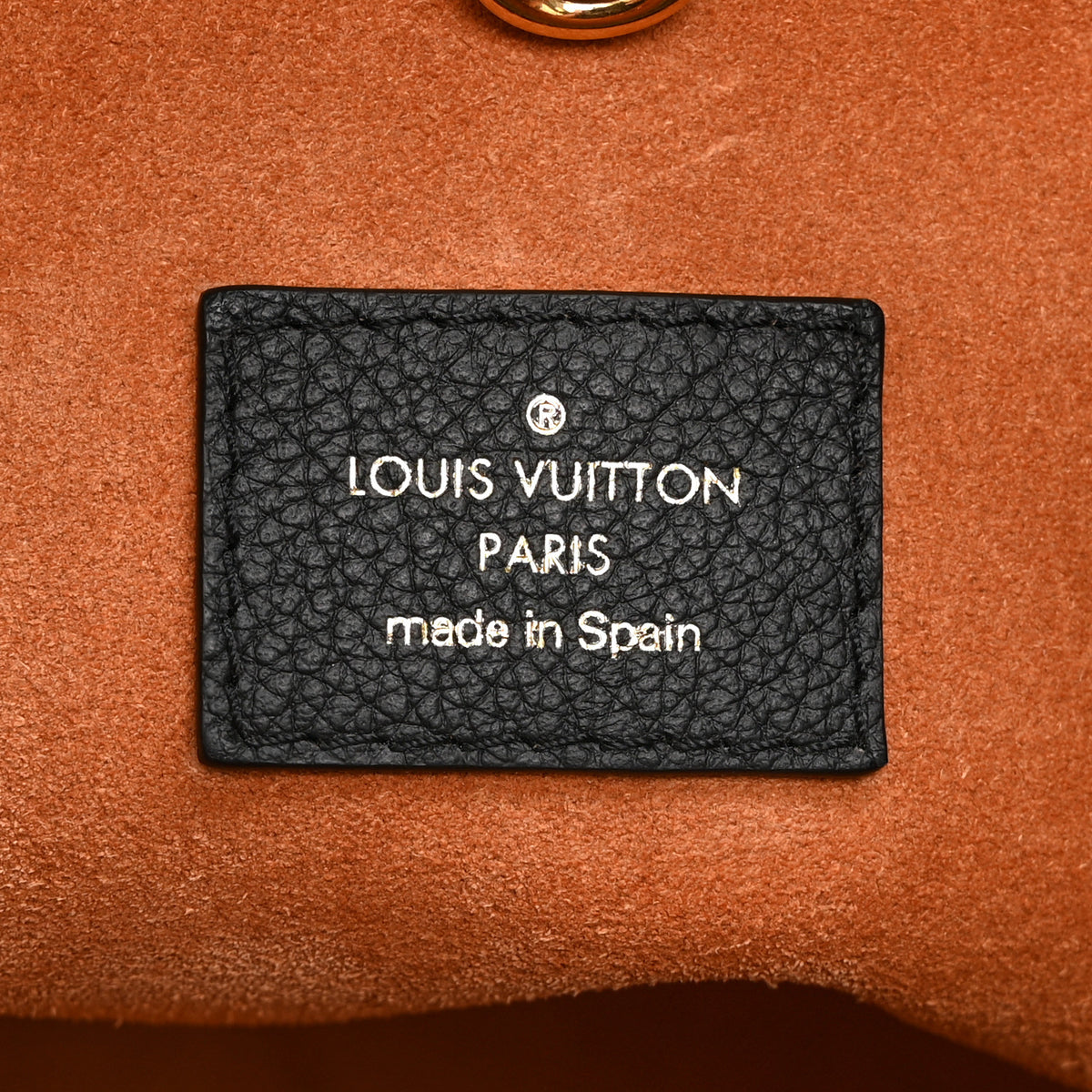 Grained Calfskin Low Key Hobo PM Black