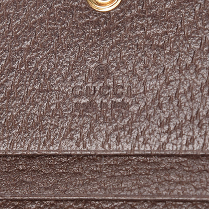 Gucci GG Supreme Monogram Web Ophidia Card Case Beige New Acero 7 of 8