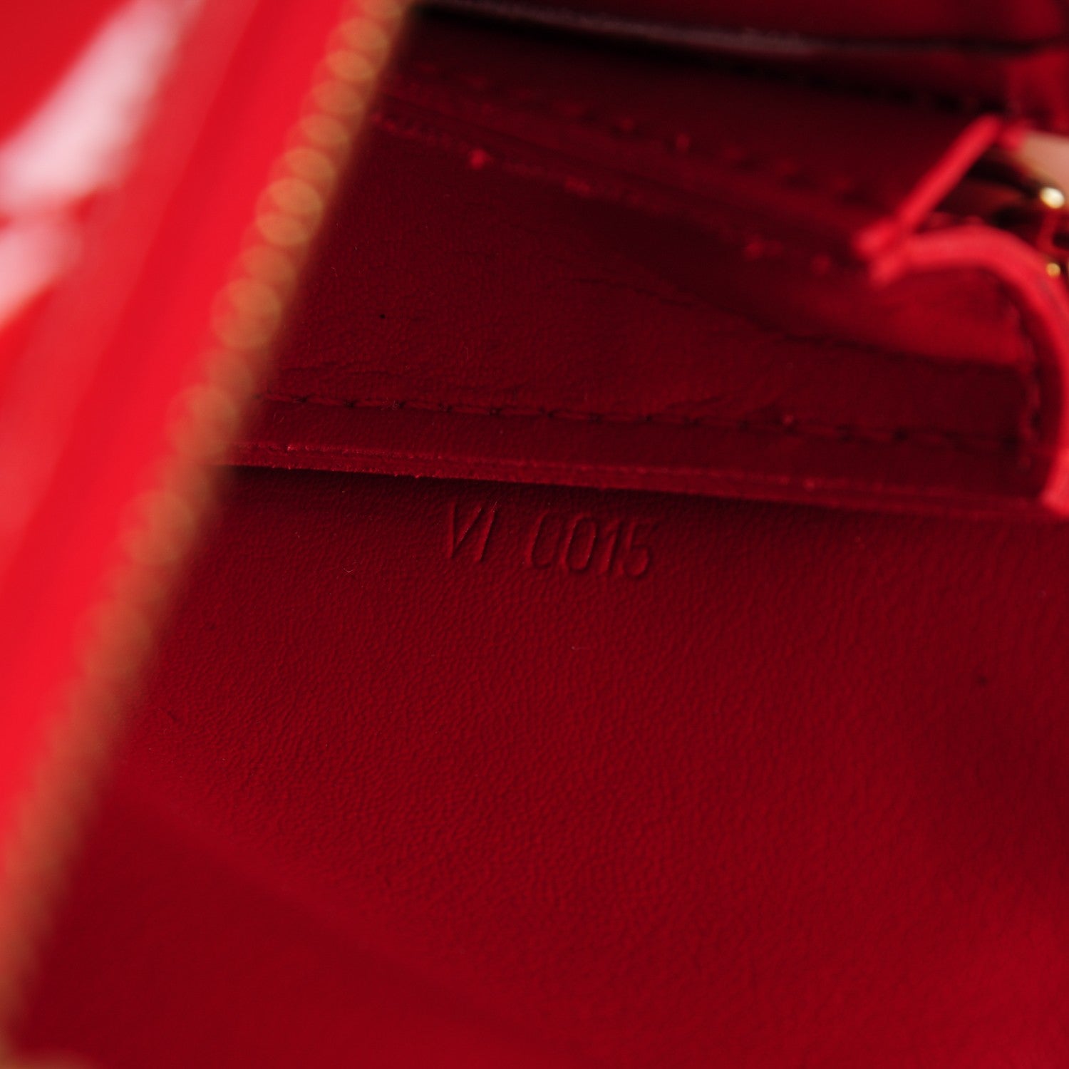 Louis Vuitton Vernis Lexington Pochette Rouge 7 of 7