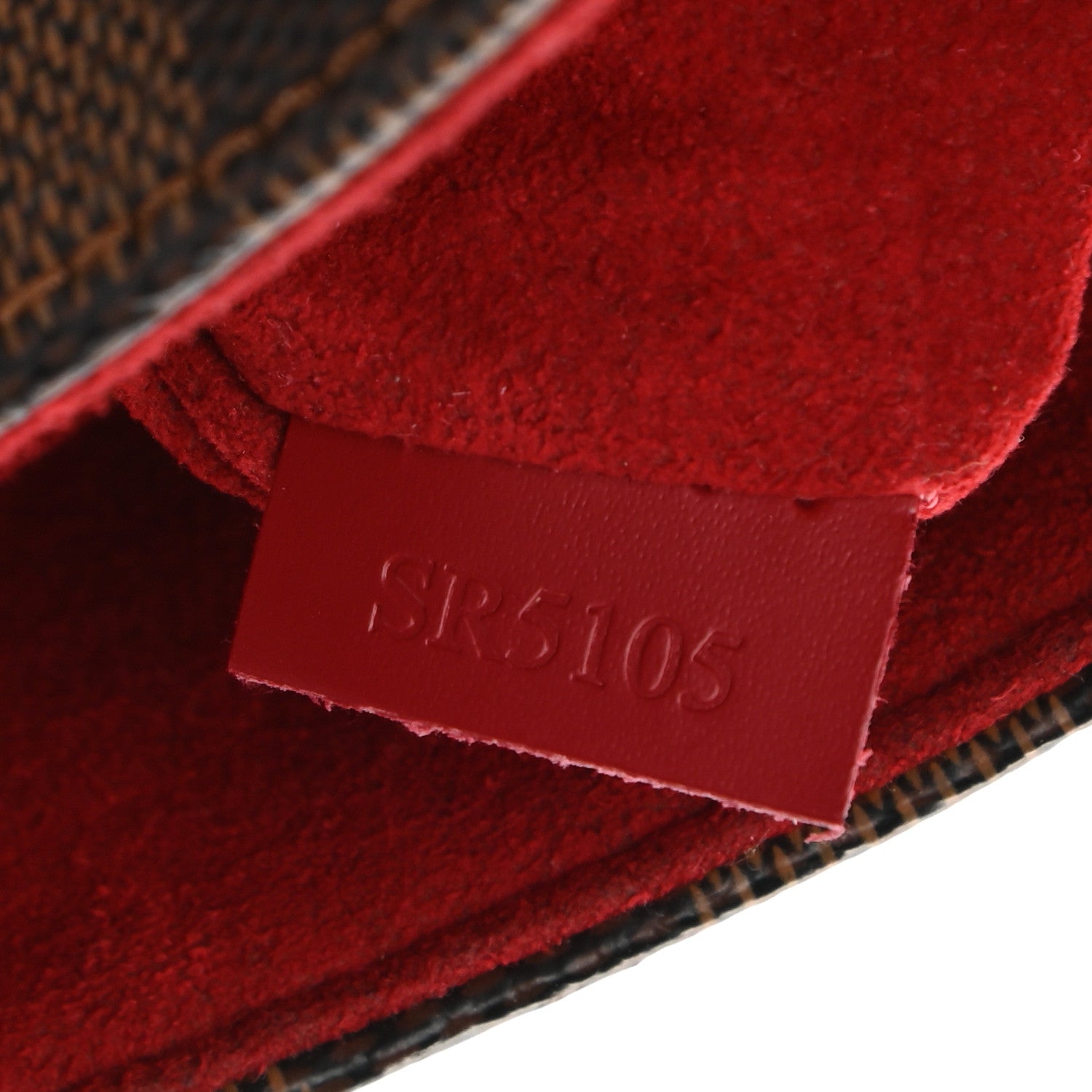 Louis Vuitton Damier Ebene Caissa Hobo Cherry 7 of 10