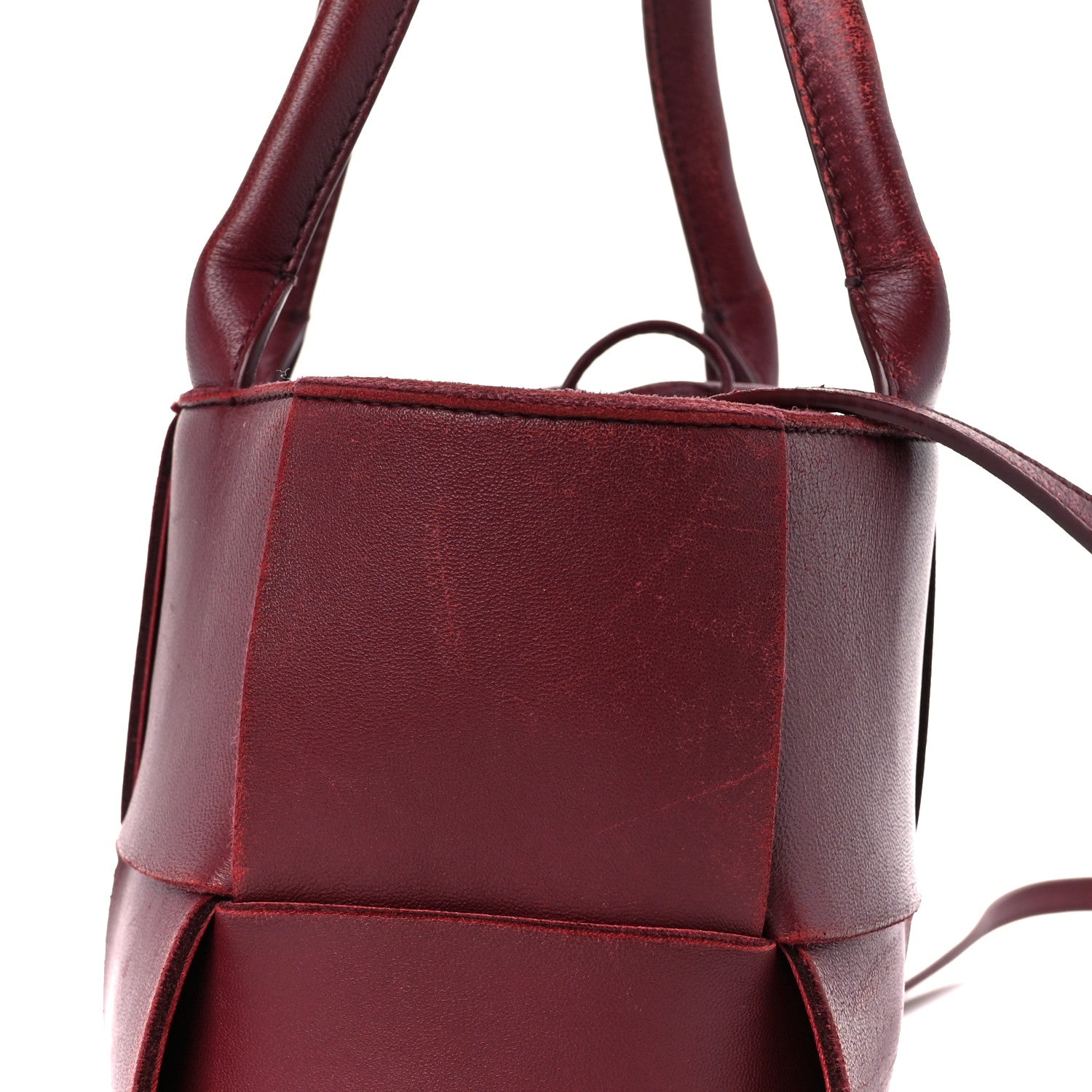 Bottega Veneta Nappa Maxi Intreccio Mini Arco Tote Barolo 17 of 17
