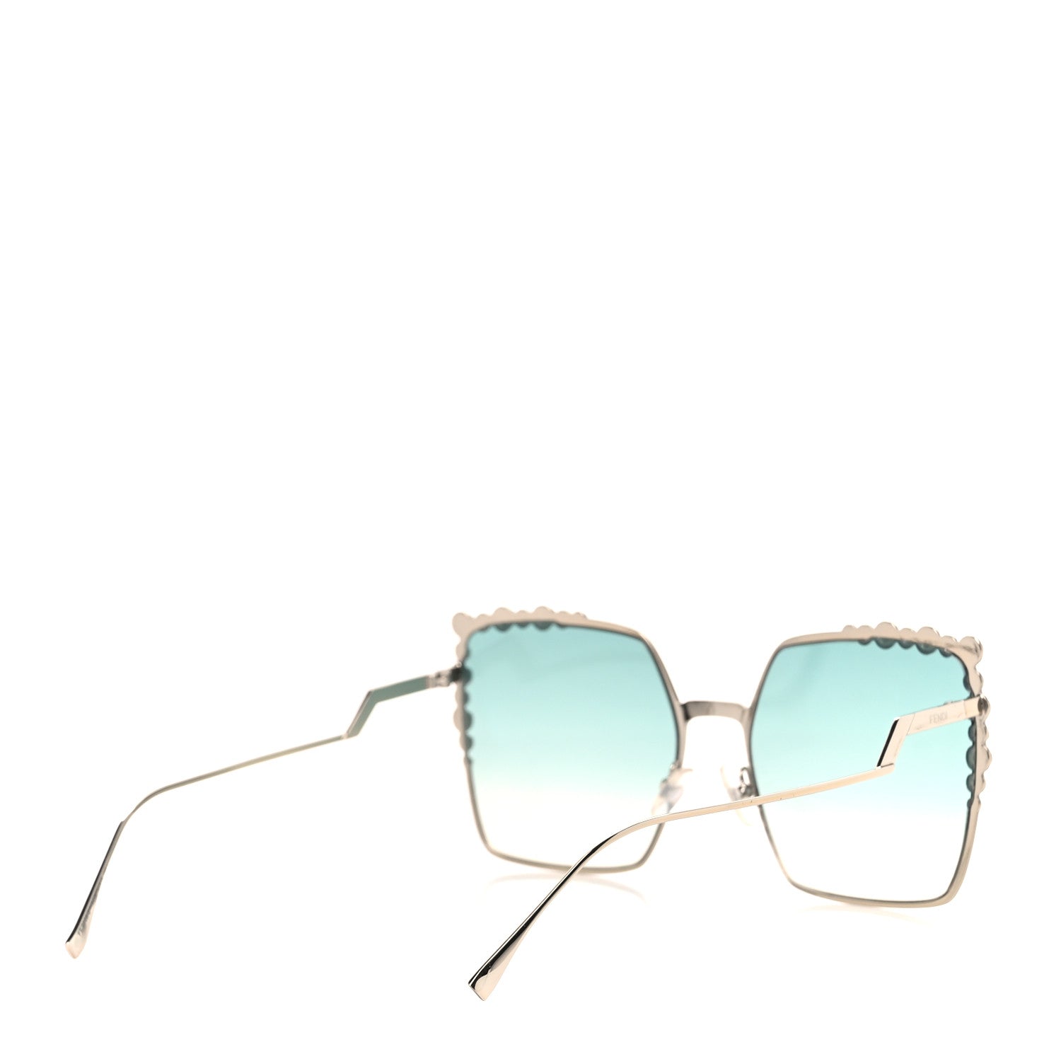 Fendi Metal Dots Square Sunglasses FF 0259/S Green Palladium 4 of 8