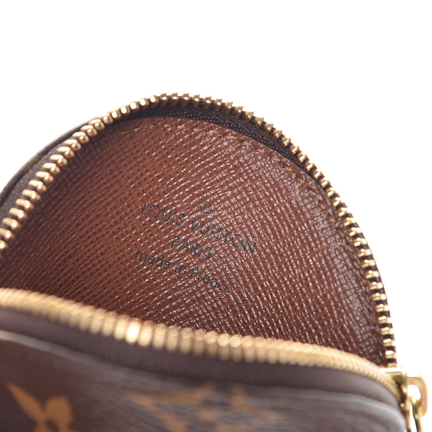 Monogram Round Coin Purse