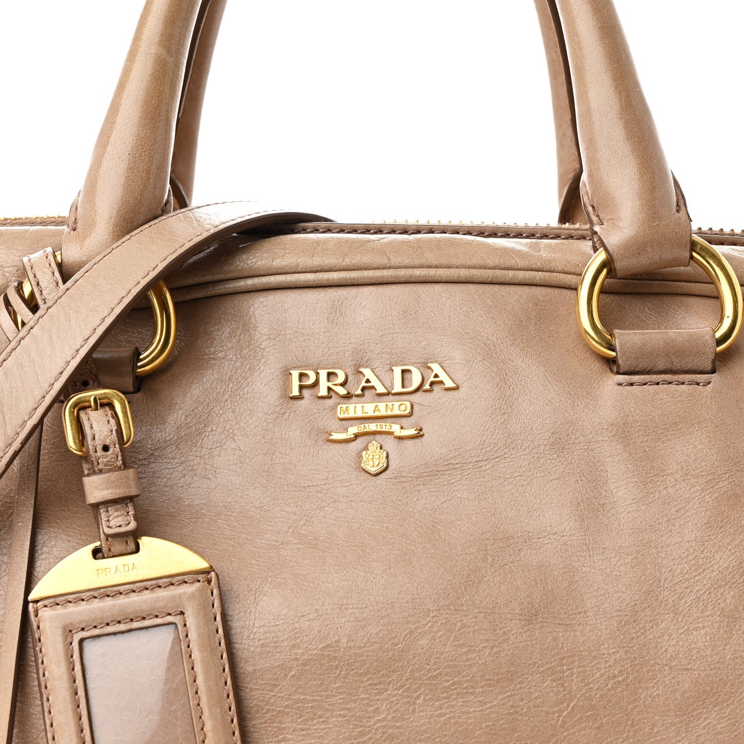 Prada Vitello Shine Bauletto Cammeo 8 of 11