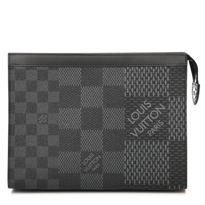 Louis Vuitton Damier Graphite 3D Pochette Voyage 1 of 8