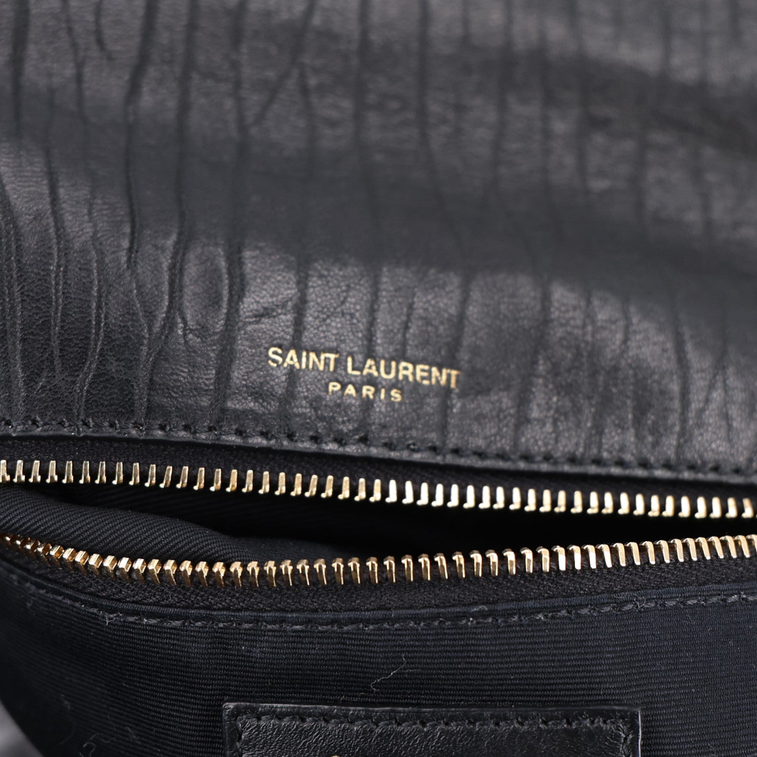 Saint Laurent Plunged Lambskin Calypso Black 8 of 11