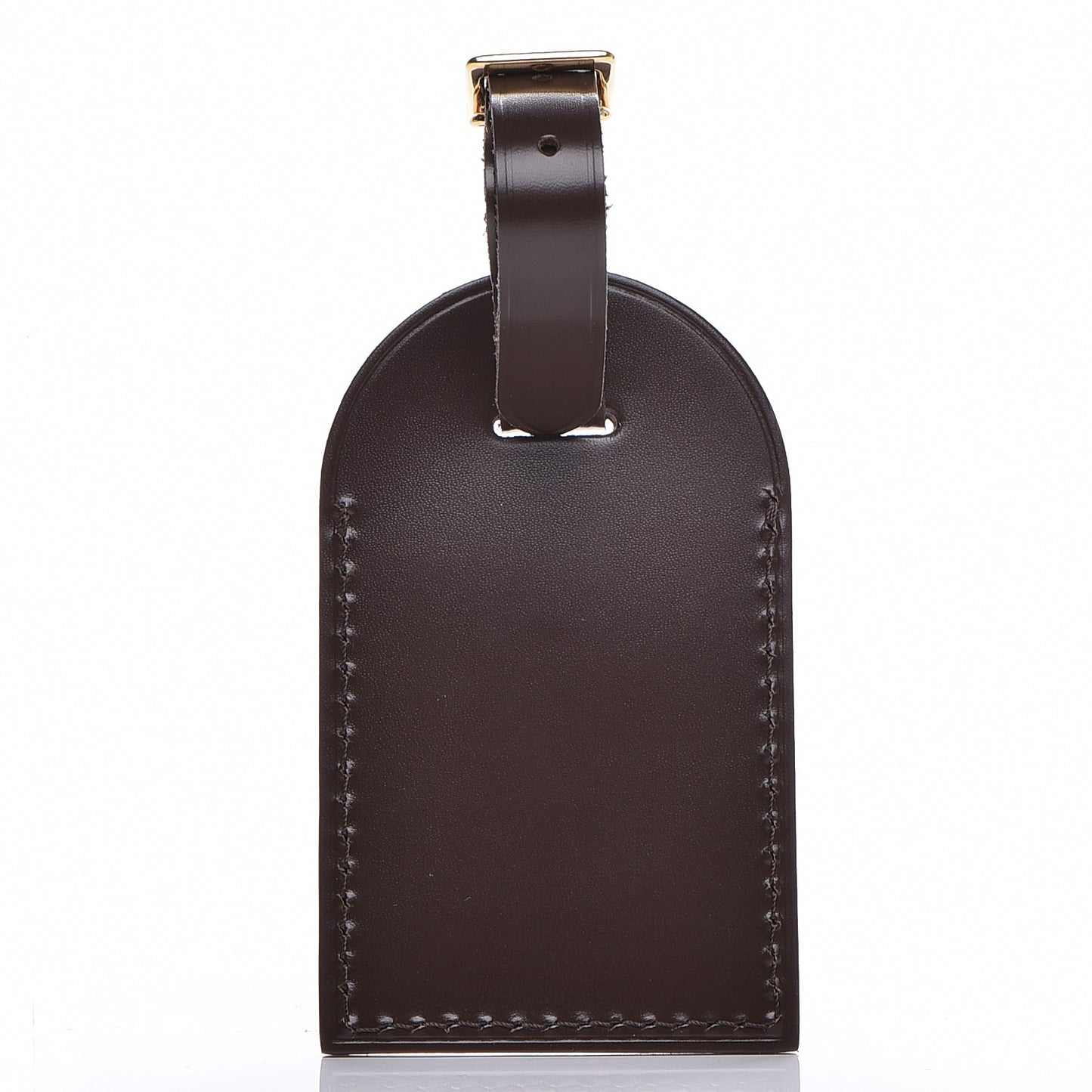 Calfskin Luggage Tag Ebene