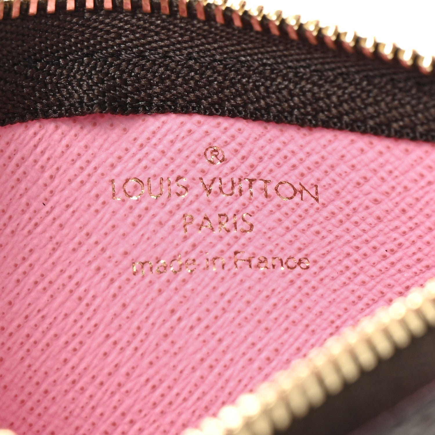 Louis Vuitton Monogram 2022 Christmas Animation Paris Key Pouch Pink 6 of 7