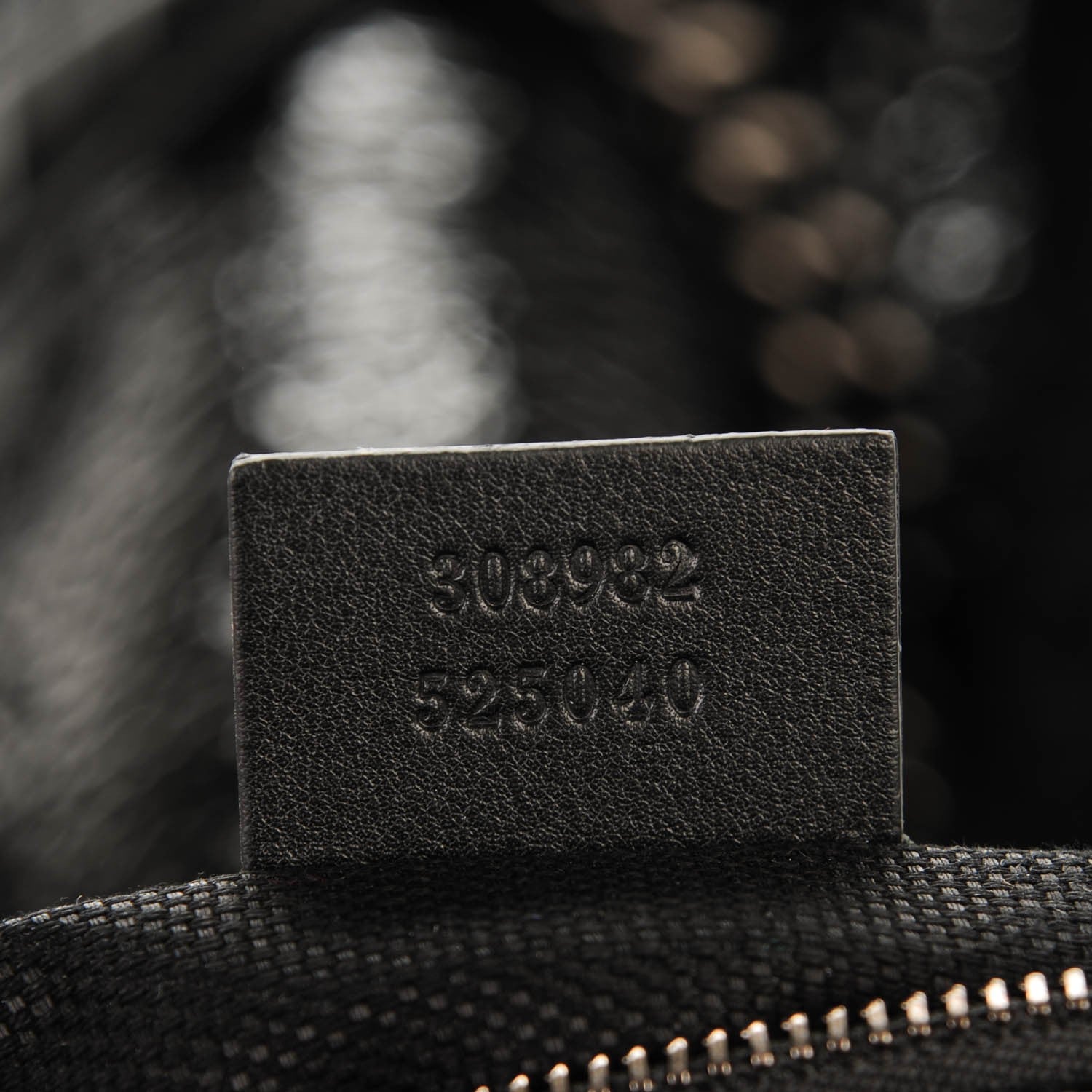 Gucci Patent Shearling Medium Soho Chain Shoulder Bag Black 7 of 7