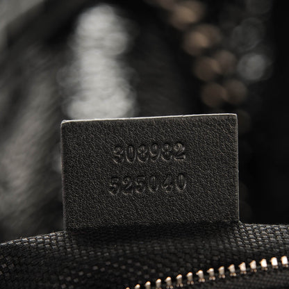 Gucci Patent Shearling Medium Soho Chain Shoulder Bag Black 7 of 7