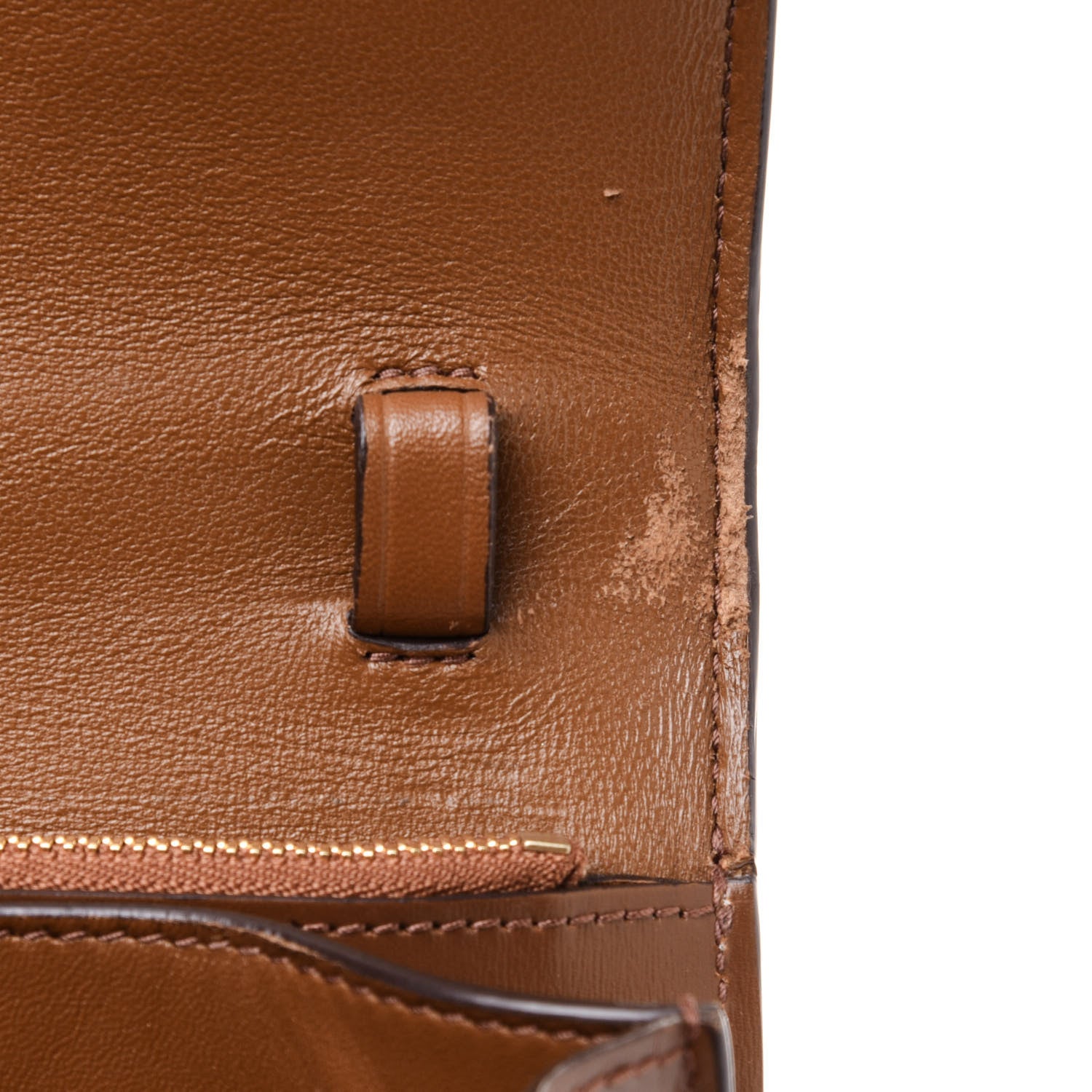 Celine Box Calfskin Medium Classic Box Flap Bag Camel 12 of 14