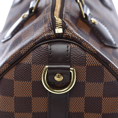 Louis Vuitton Damier Ebene Speedy Bandouliere 25 9 of 12