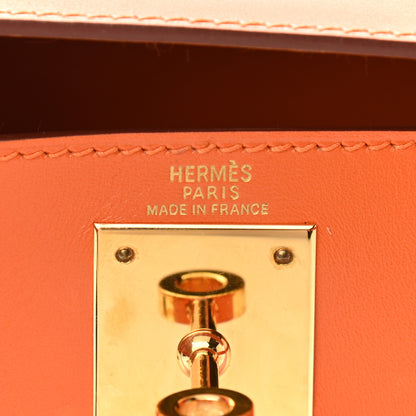 Hermes Box Kelly Sellier 28 Orange 6 of 19