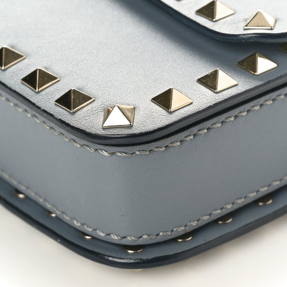 Valentino Garavani Vitello Rockstud Flap Crossbody Bag Stone 10 of 10