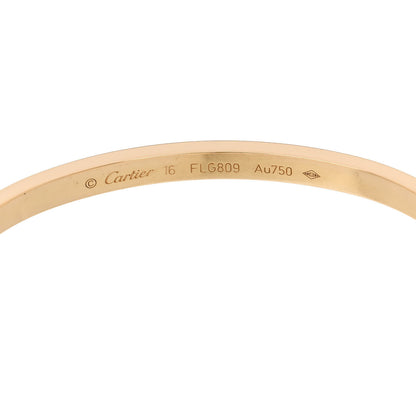 Cartier 18K Yellow Gold Small LOVE Bracelet 16 6 of 8