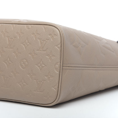 Louis Vuitton Empreinte Monogram Giant Neverfull MM Tourterelle 9 of 9