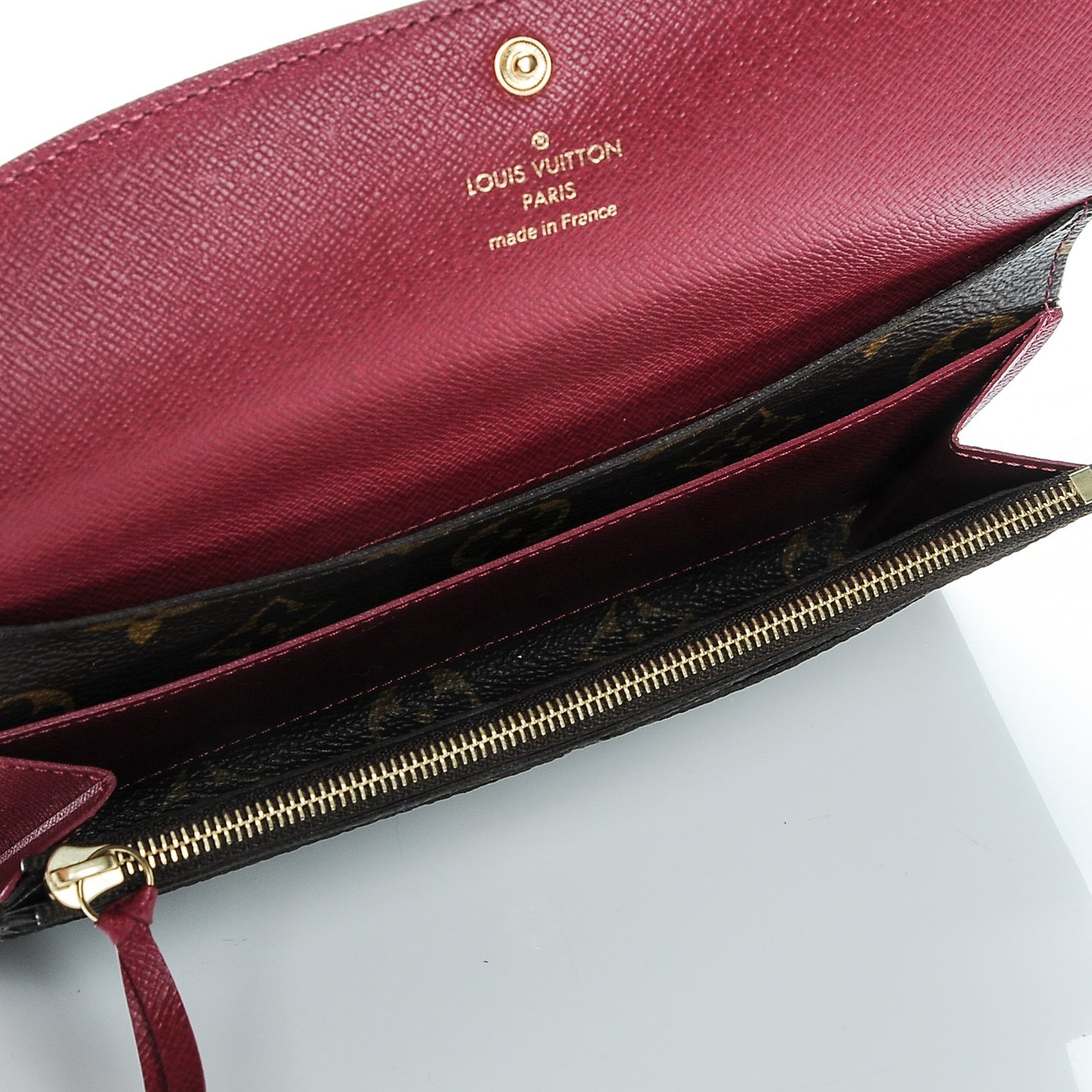 Monogram Emilie Wallet Fuchsia