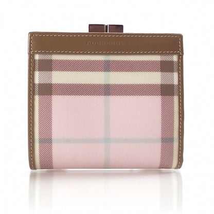 Burberry Candy Check Kiss Lock Wallet Pink 1 of 10