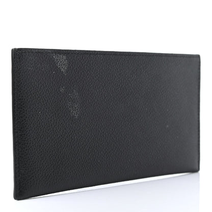 Louis Vuitton Calfskin Felicie Chain Wallet Card Holder Insert Black 2 of 4