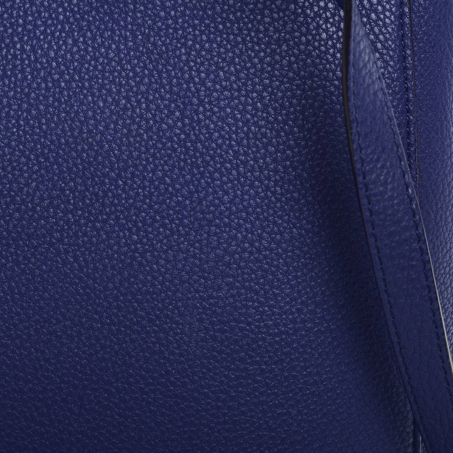 Celine Soft Grained Calfskin Medium Belt Cabas Phantom Indigo 8 of 8