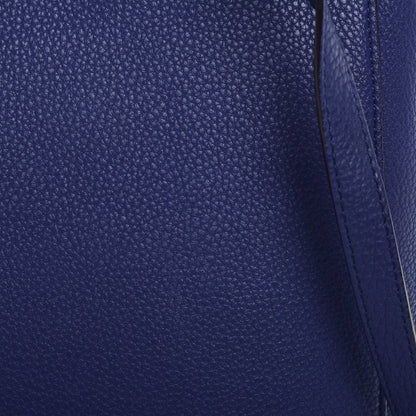 Celine Soft Grained Calfskin Medium Belt Cabas Phantom Indigo 8 of 8