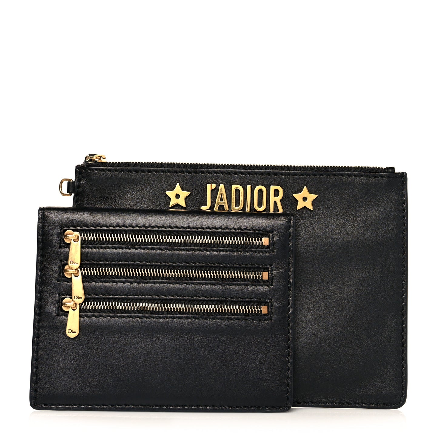 Calfskin J'adior Pouch Black