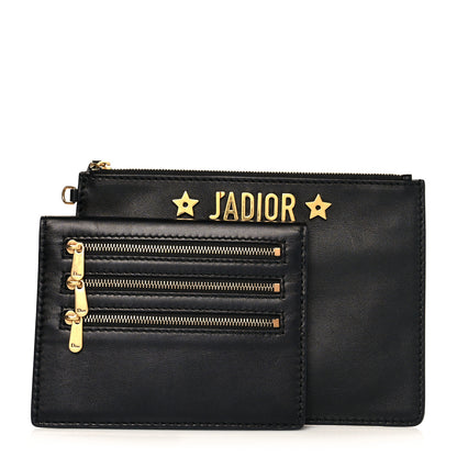 Christian Dior Calfskin J'adior Pouch Black 1 of 15