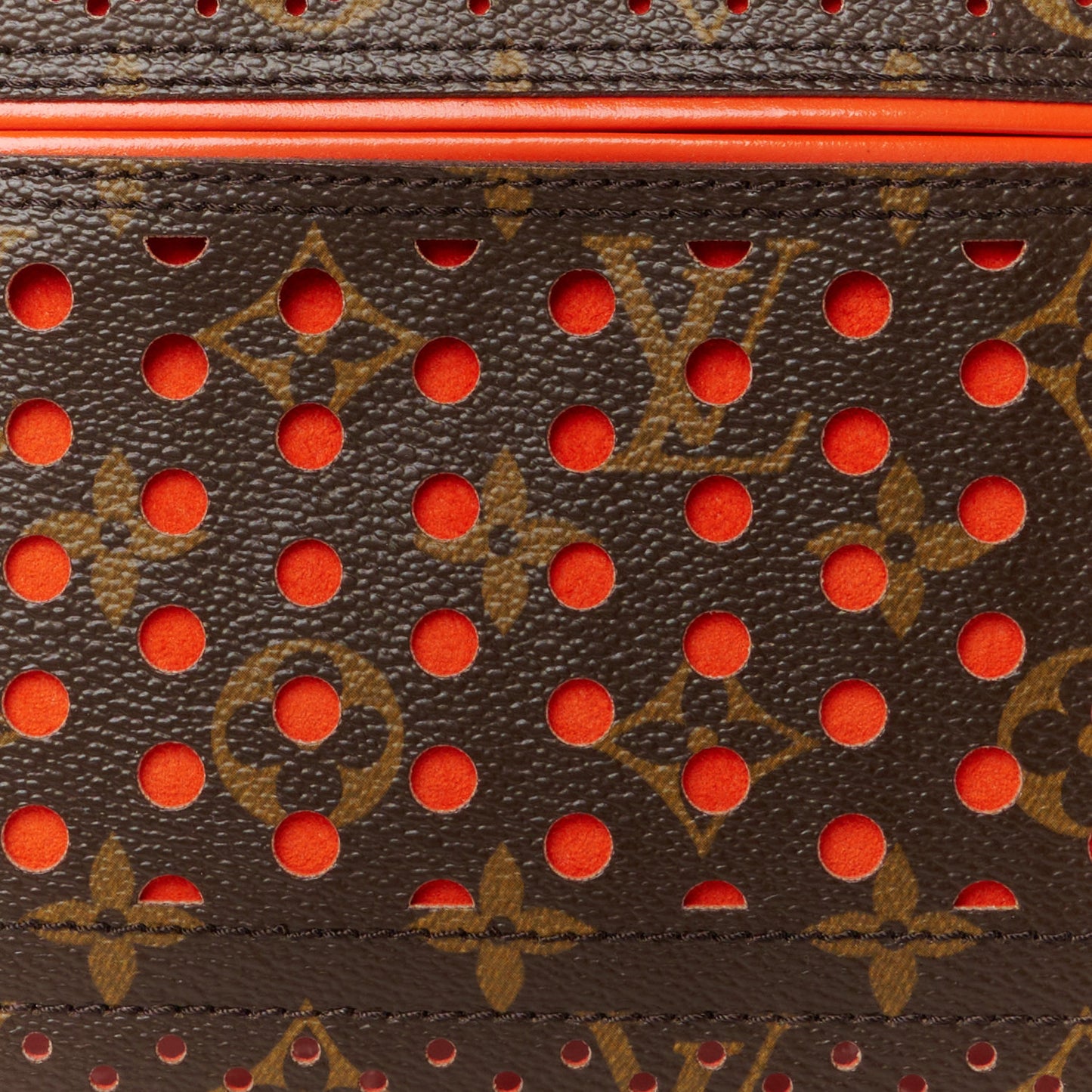 Monogram Perforated Speedy 30 Orange