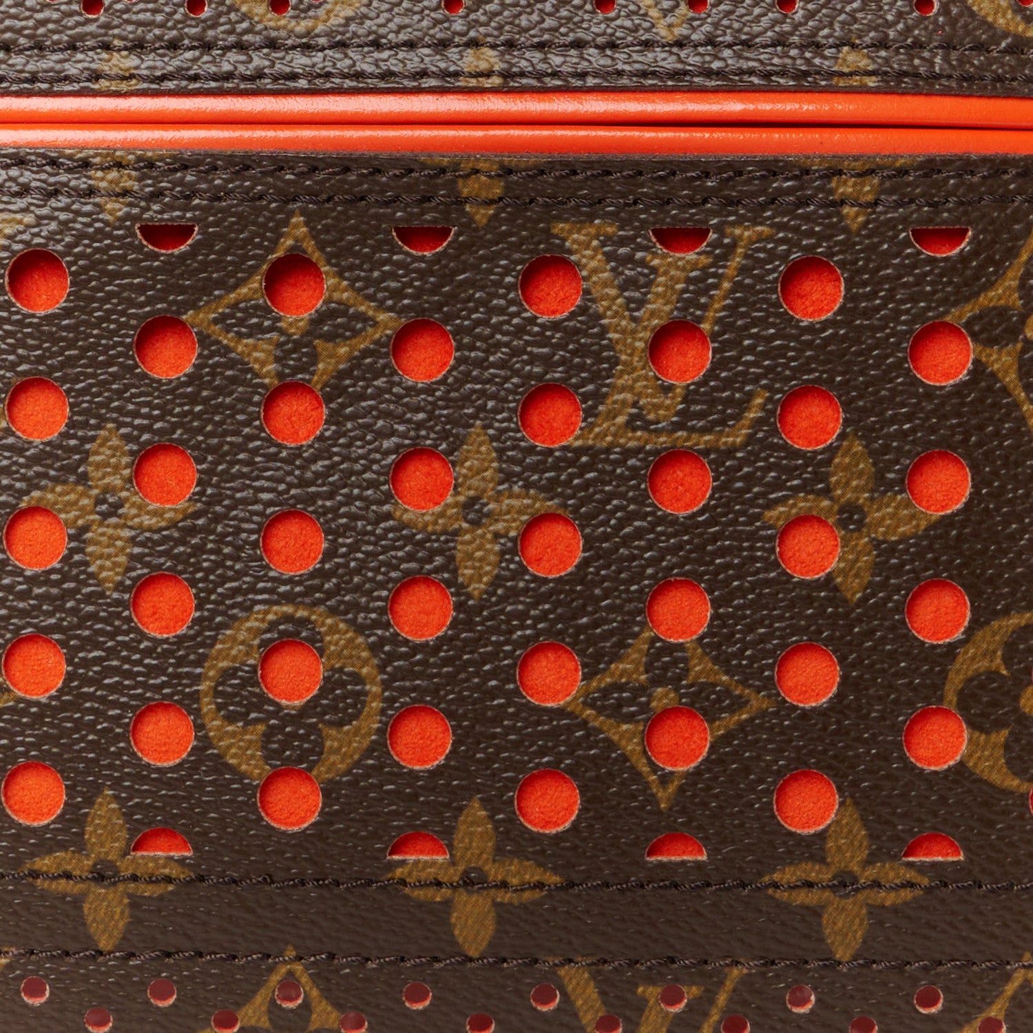 Louis Vuitton Monogram Perforated Speedy 30 Orange 7 of 9