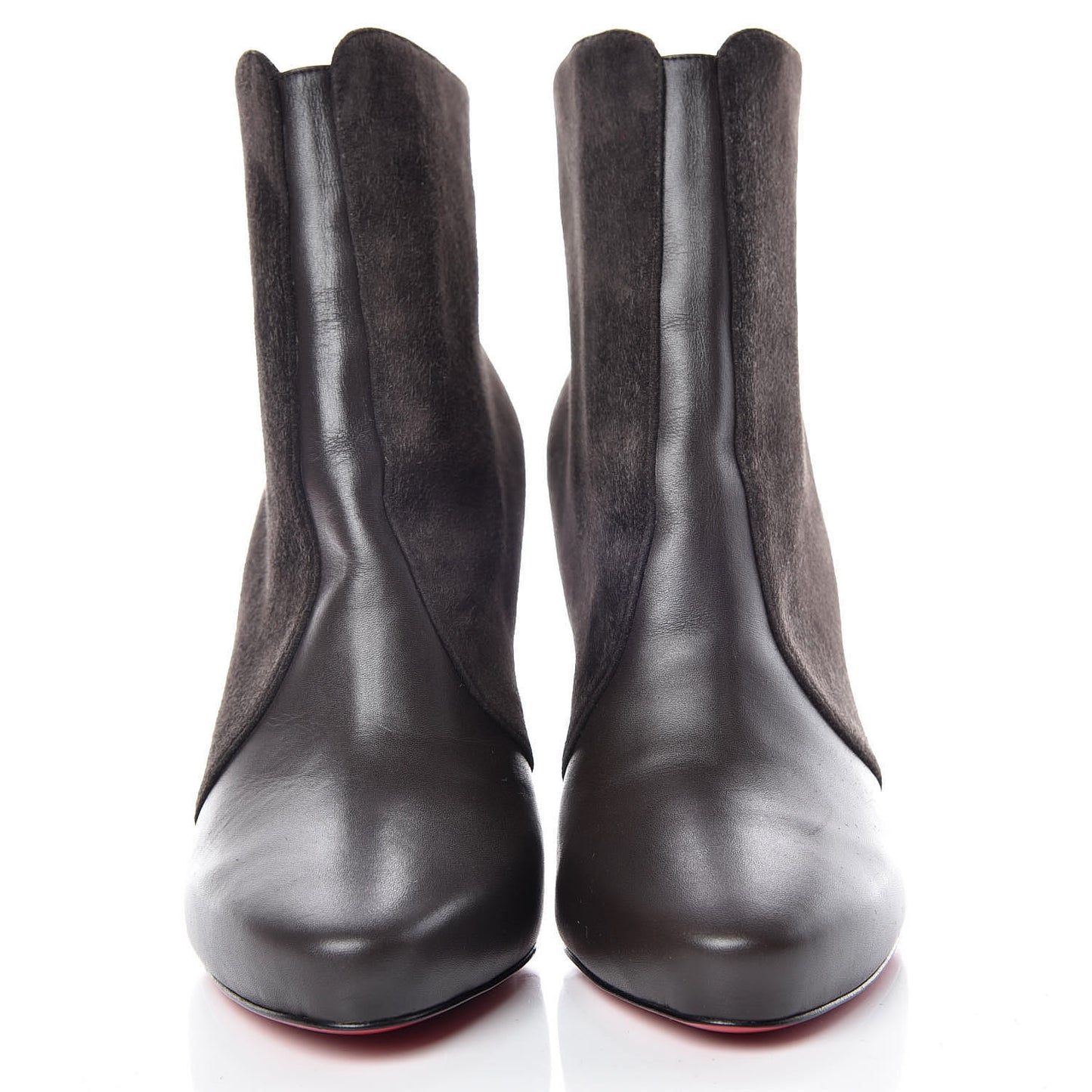 Suede Calfskin Gaetanina 85 Booties 40 Taupe