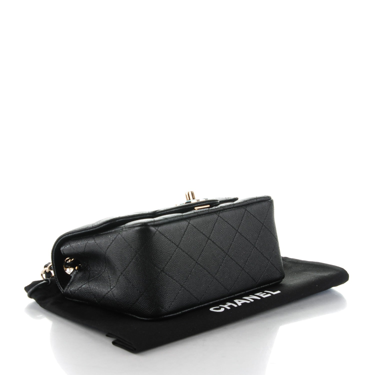 Chanel Caviar Quilted Mini Square Flap Black 4 of 7